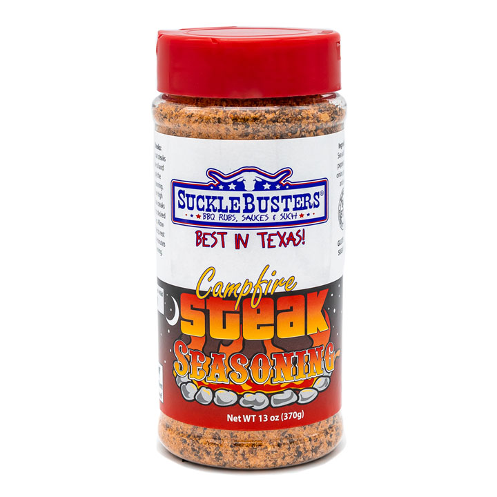 Приправа для стейков и барбекю SuckleBusters Campfire Steak Seasoning, пл/б, 370 г Приправа для стейков и барбекю Suckle Busters Campfire Steak Seasoning, пл/б, 370 г
