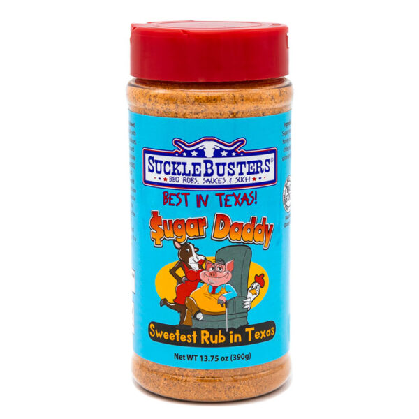 Приправа для свинины, птицы и барбекю Sugar Daddy BBQ Rub, пл/б, 390 г