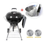Угольный гриль SnS Deluxe Kettle, 57 см, черный